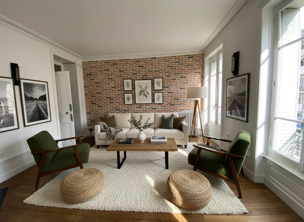 Appartement T3 rénové avec balcons et caves en plein centre d'Annonay 