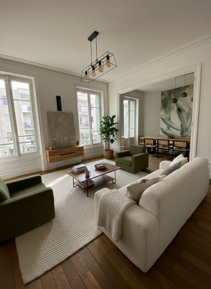 Appartement T3 rénové avec balcons et caves en plein centre d'Annonay