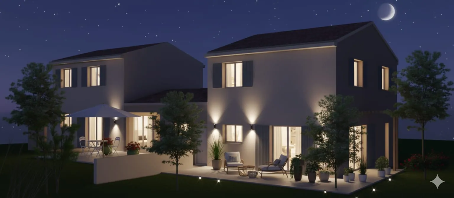 Terrain de 356 m² à vendre avec projet de villa contemporaine à Aix-en-Provence