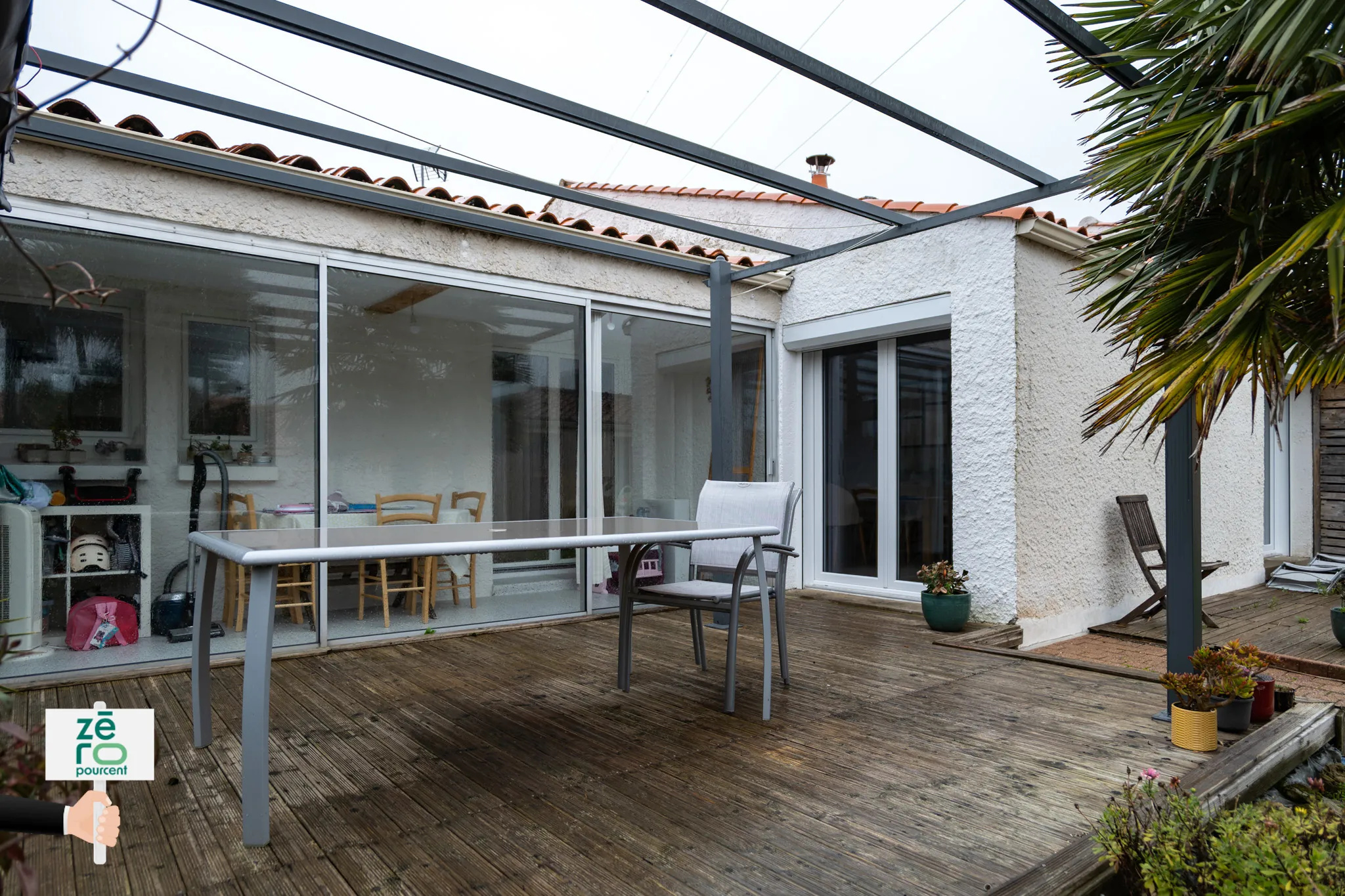 Maison 112 m² avec 3 chambres, jardin clos et vérandas à Luçon (85400) 