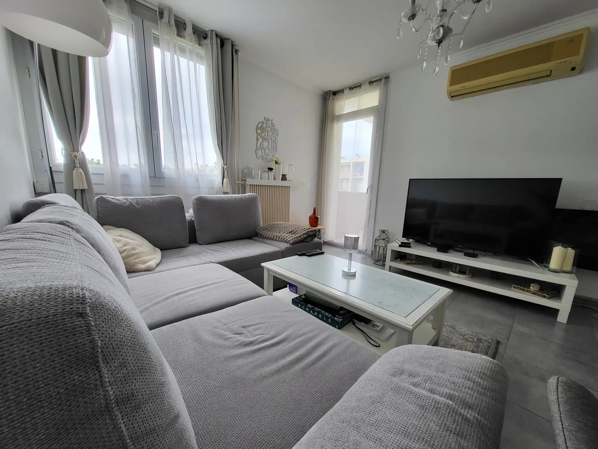 Appartement 3 pièces avec balcon, parking et cave à Marignane 