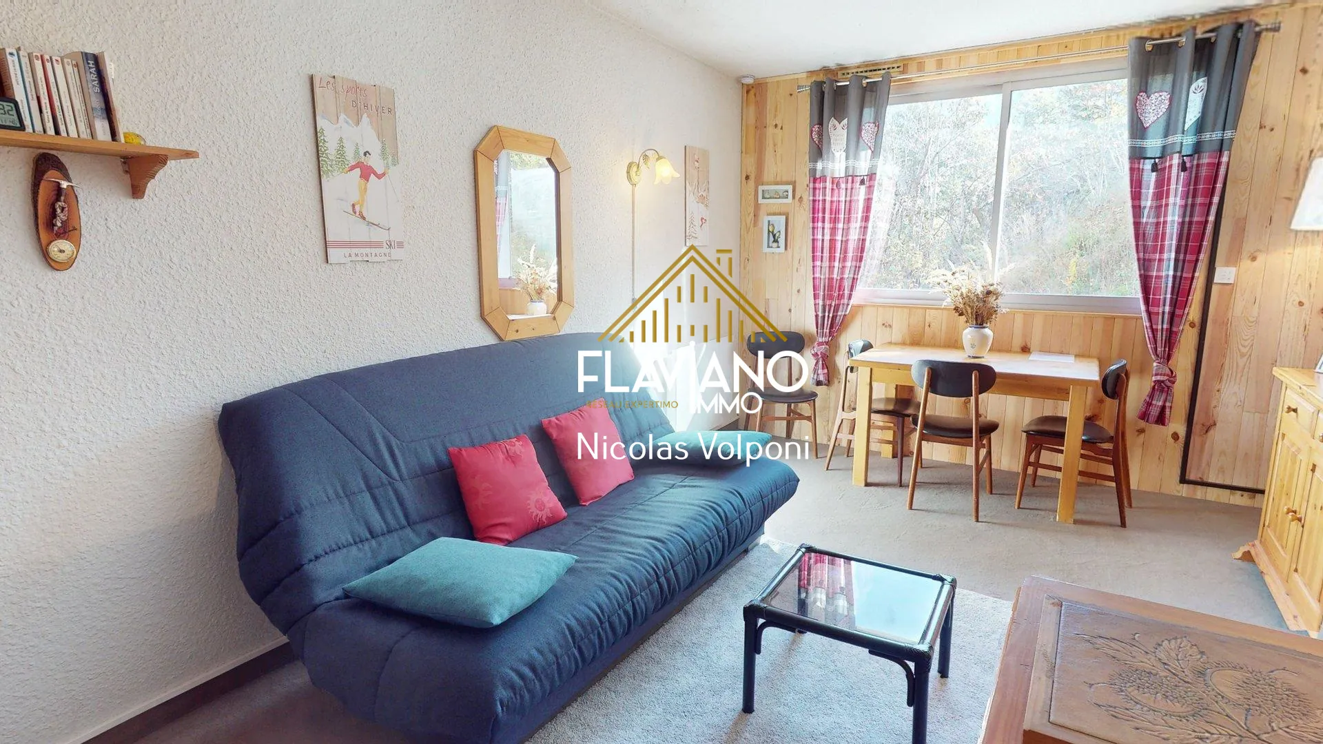 Appartement 28m² à Le Sauze - Vue Montagne, Centre Station 