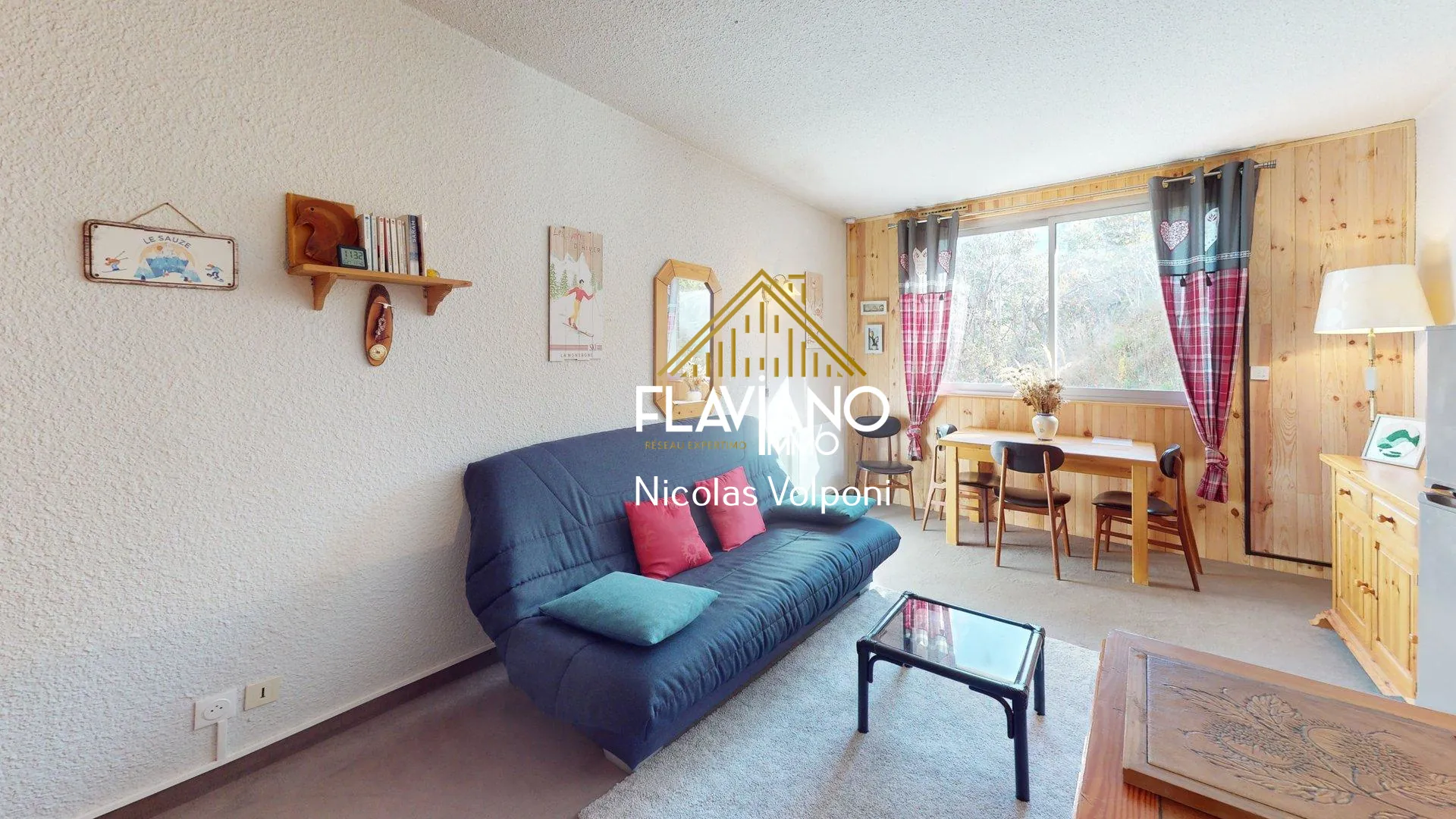 Appartement 28m² à Le Sauze - Vue Montagne, Centre Station 