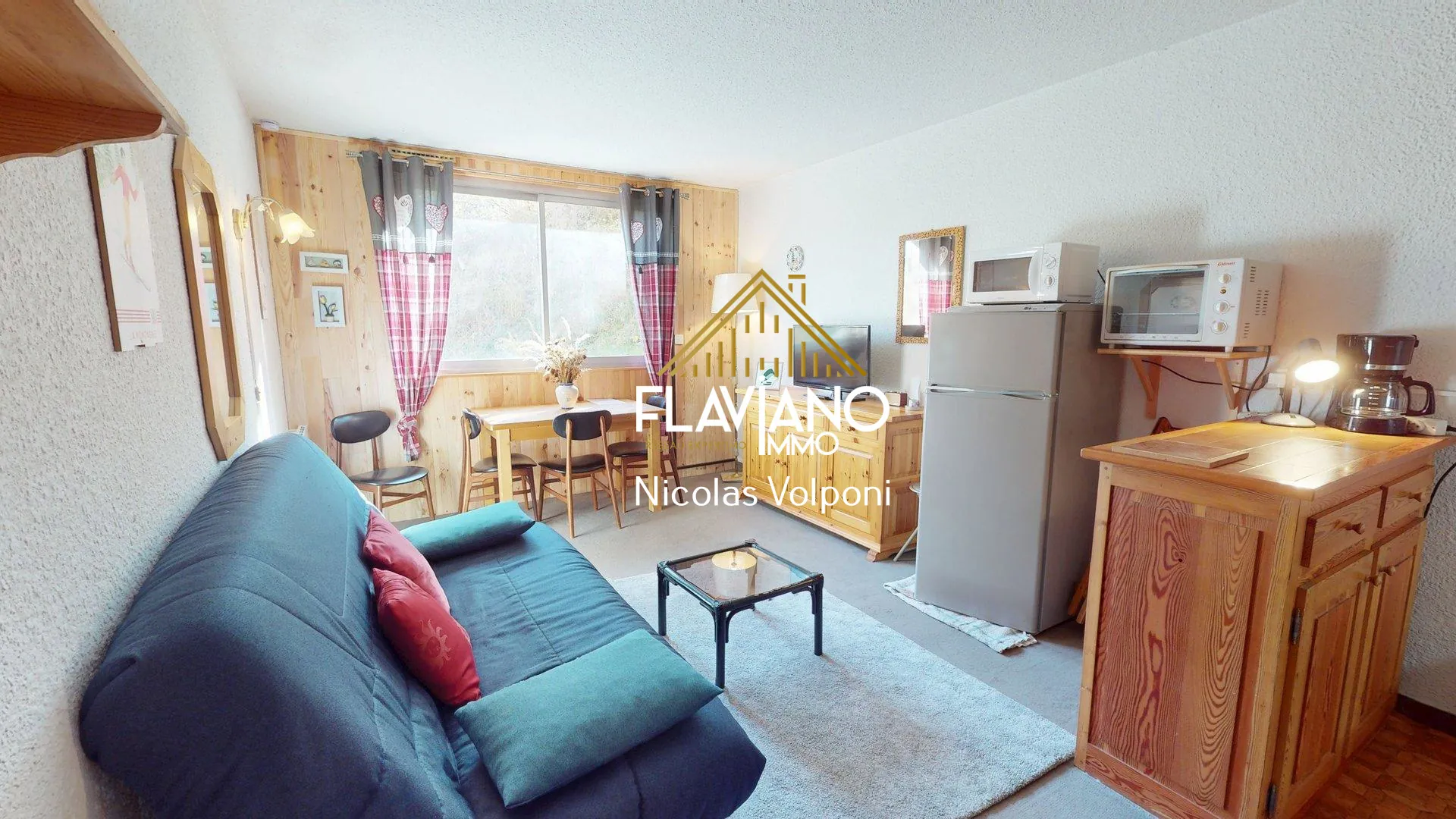 Appartement 28m² à Le Sauze - Vue Montagne, Centre Station 