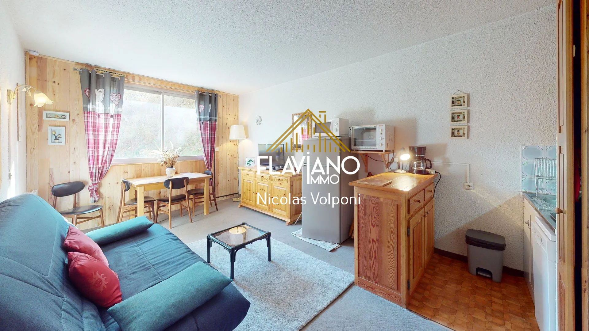 Appartement 28m² à Le Sauze - Vue Montagne, Centre Station 