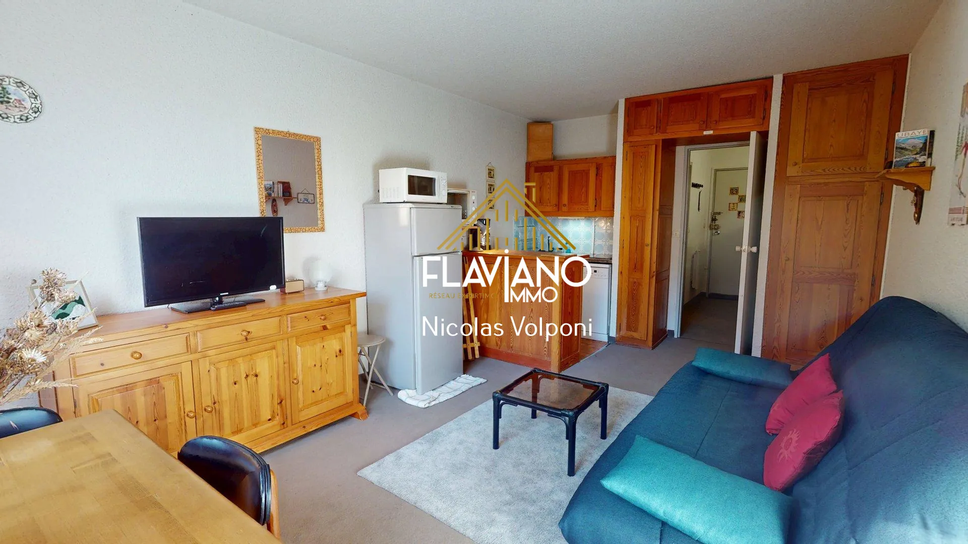 Appartement 28m² à Le Sauze - Vue Montagne, Centre Station 