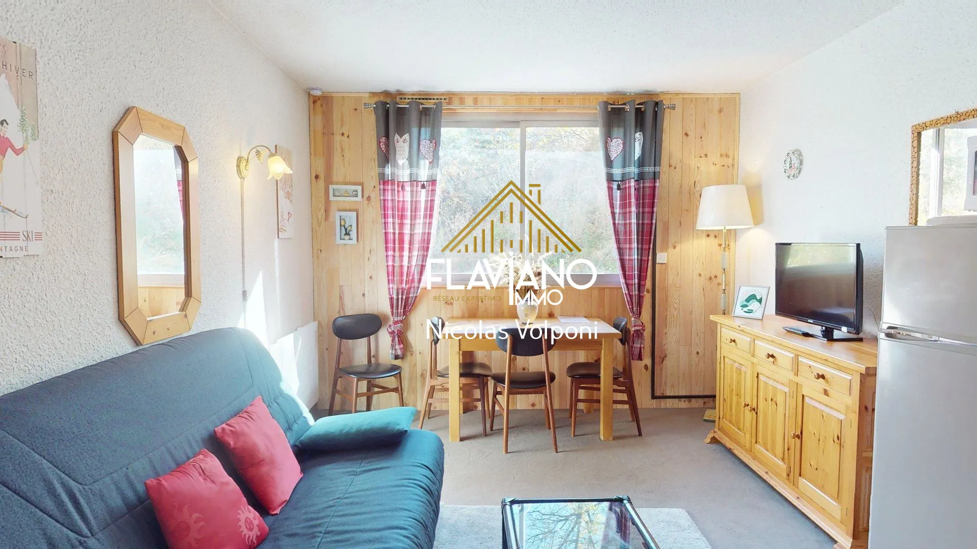 Appartement 28m² à Le Sauze - Vue Montagne, Centre Station 