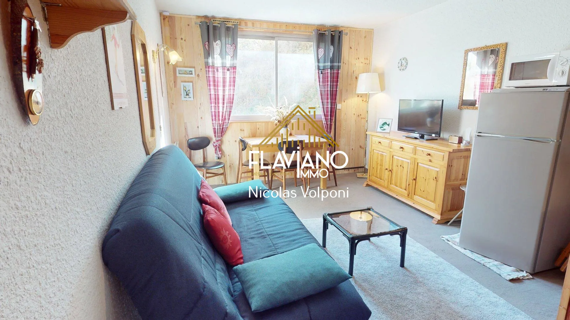 Appartement 28m² à Le Sauze - Vue Montagne, Centre Station 