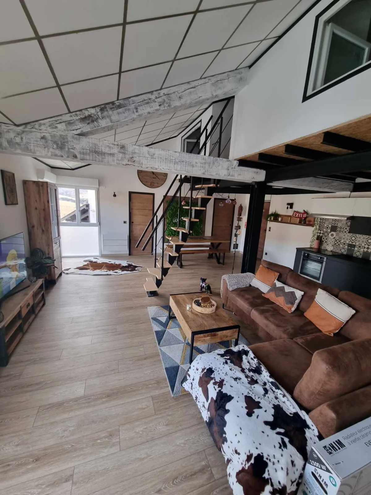 Appartement rénové à Puyvalador avec vue lac, ski et sécurisation complète 