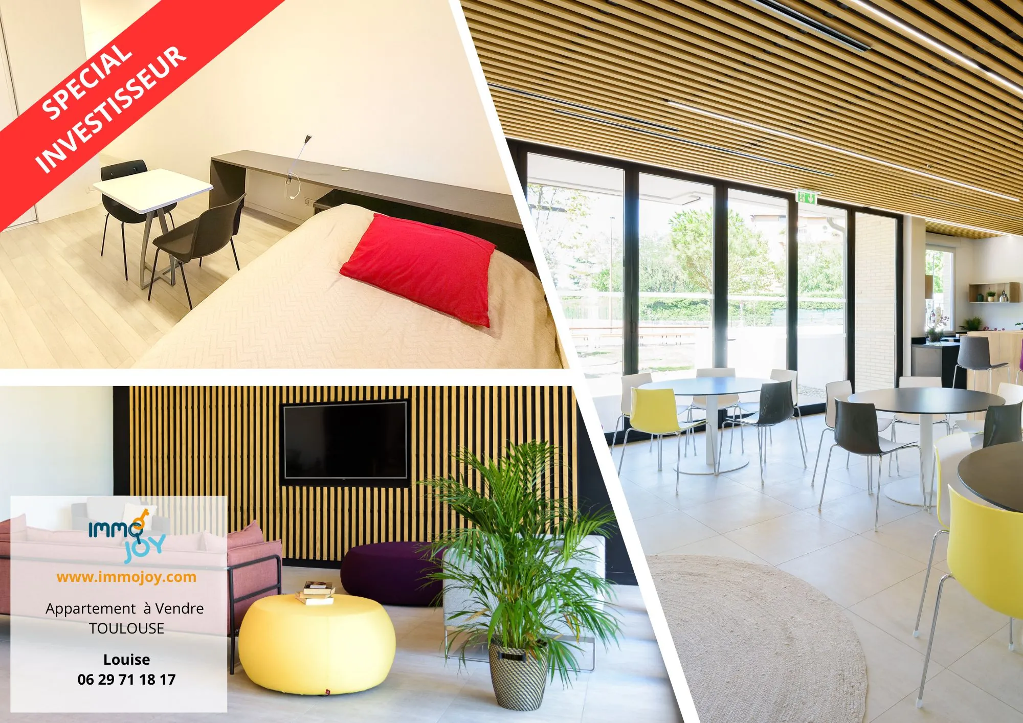 Studio à vendre à Toulouse, investissement sécurisé avec bail jusqu'en 2029