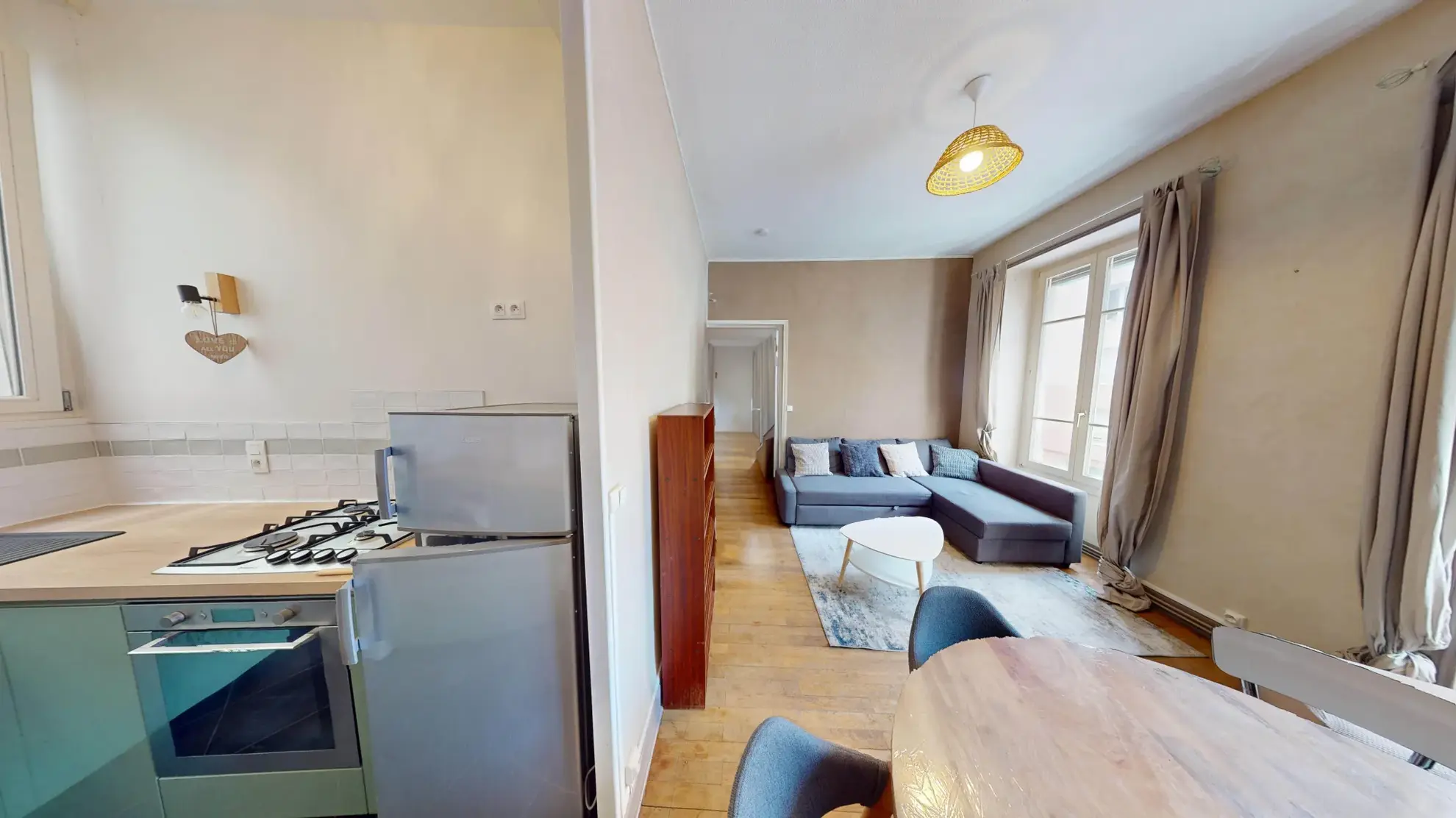Appartement T2 à Lyon 7ème de 40 m² avec cave, secteur recherché 