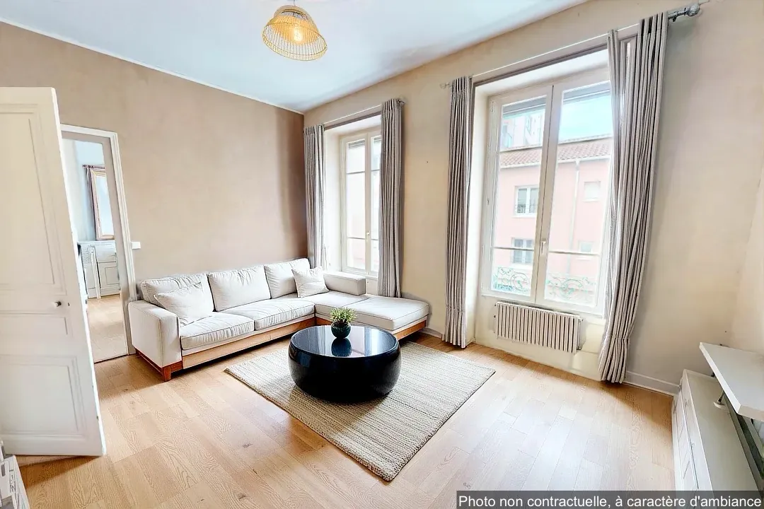 Appartement T2 à Lyon 7ème de 40 m² avec cave, secteur recherché