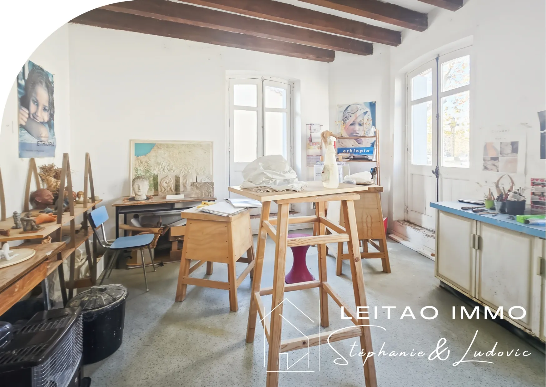 Maison de village de 187 m² avec jardin à Saint-Paul-Cap-de-Joux 