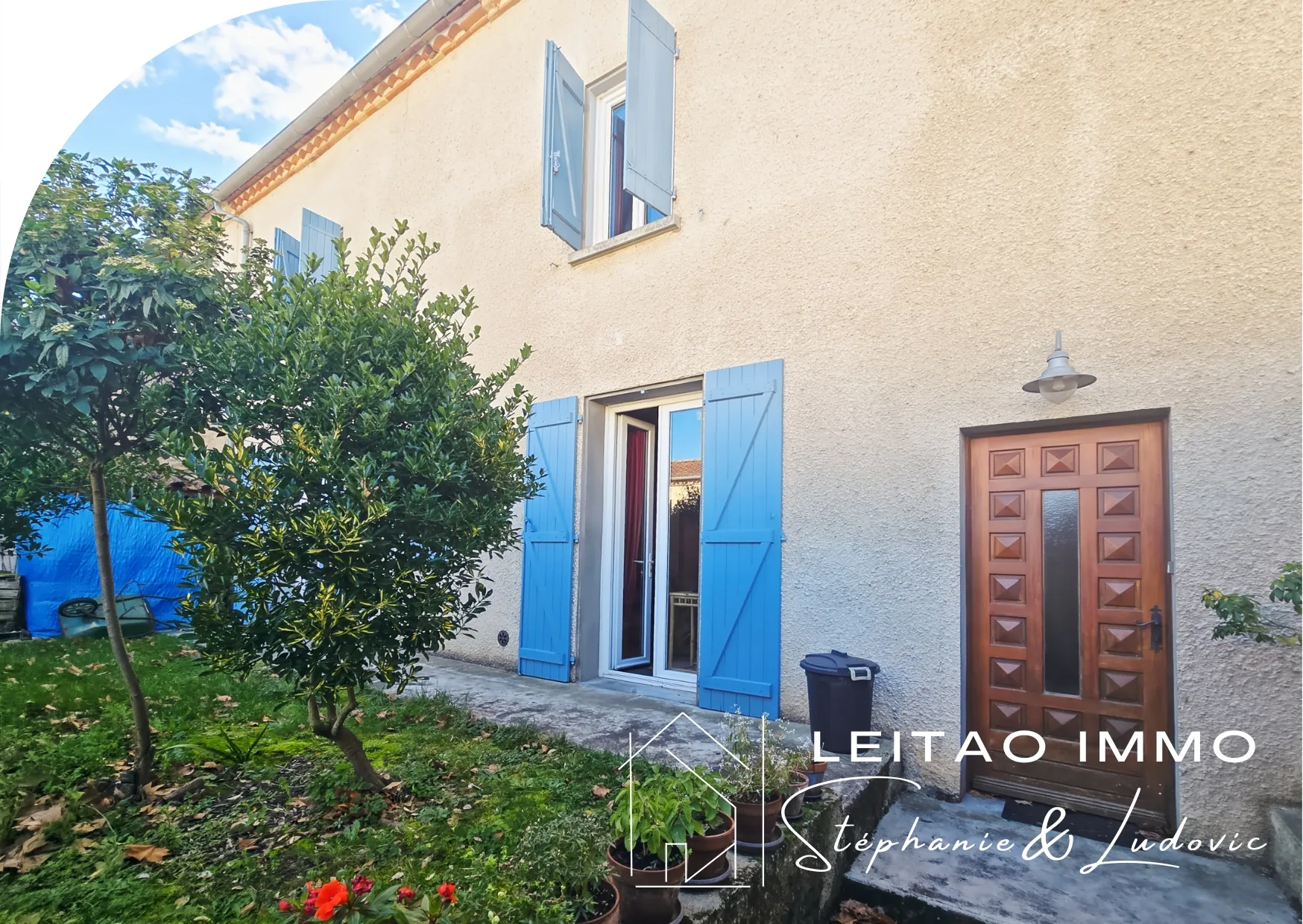 Maison de village de 187 m² avec jardin à Saint-Paul-Cap-de-Joux