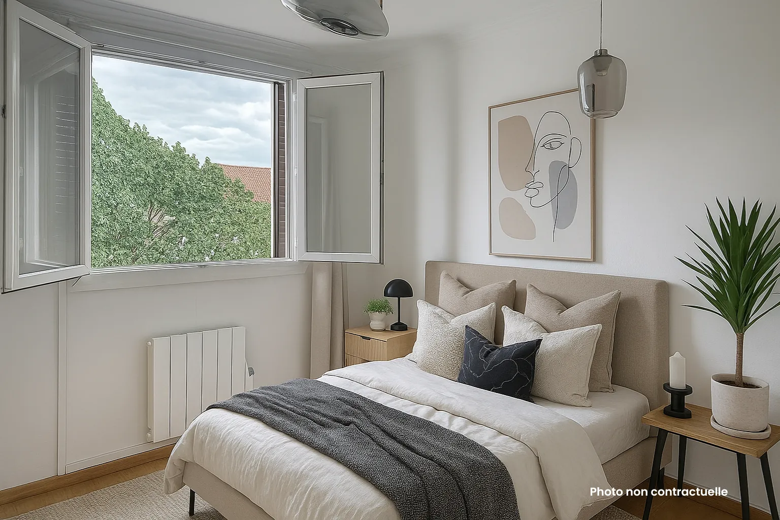 Bel appartement T3 avec balcon à Lyon 69008, calme et lumineux 