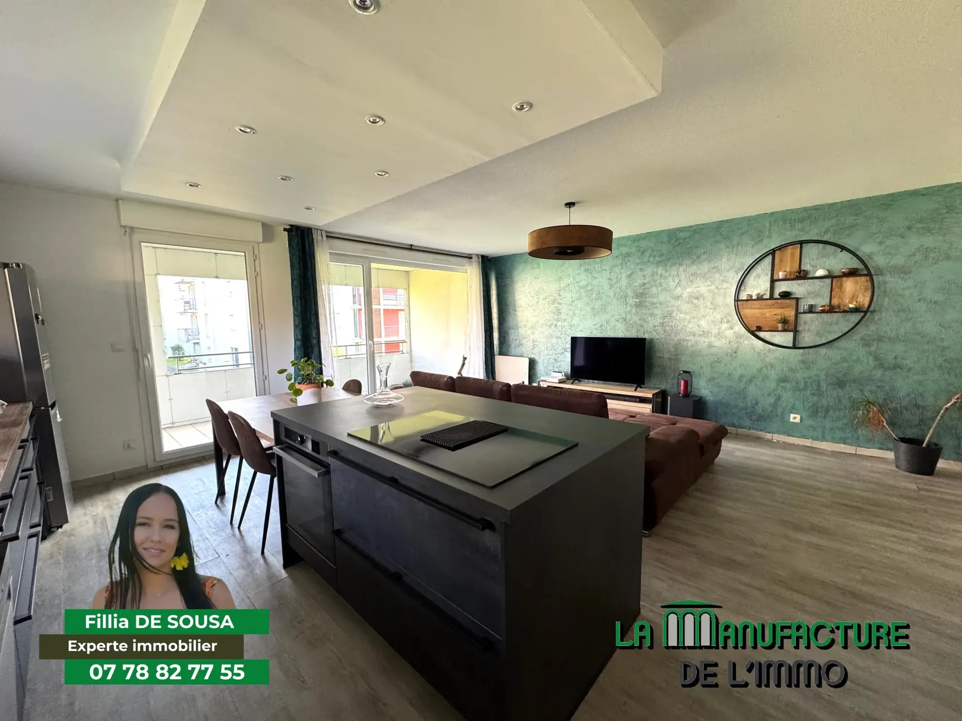 Appartement F3 avec terrasse, cave et garage à Saint-Priest-en-Jarez, secteur Couronne Nord 