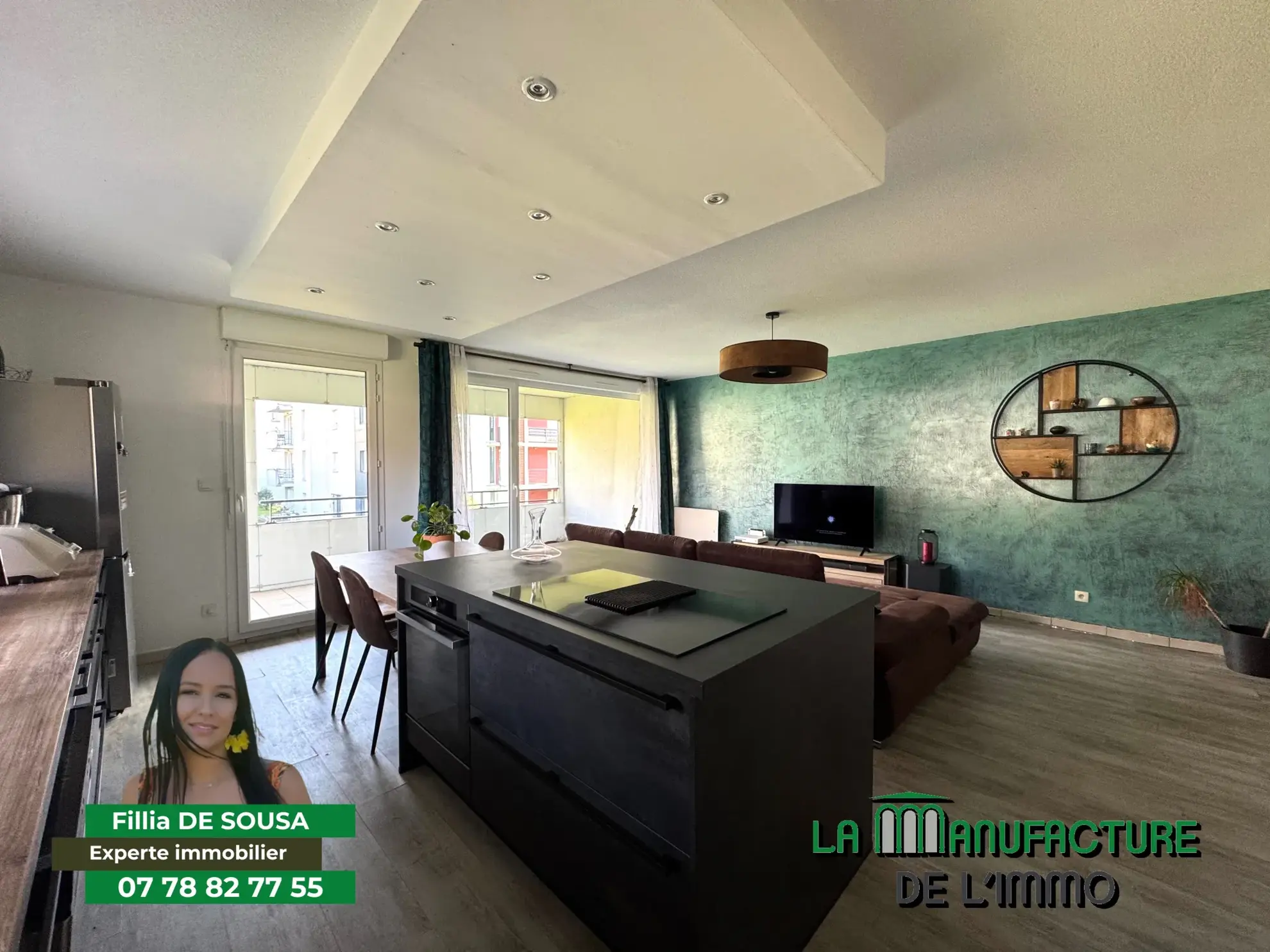 Appartement F3 avec terrasse, cave et garage à Saint-Priest-en-Jarez, secteur Couronne Nord 