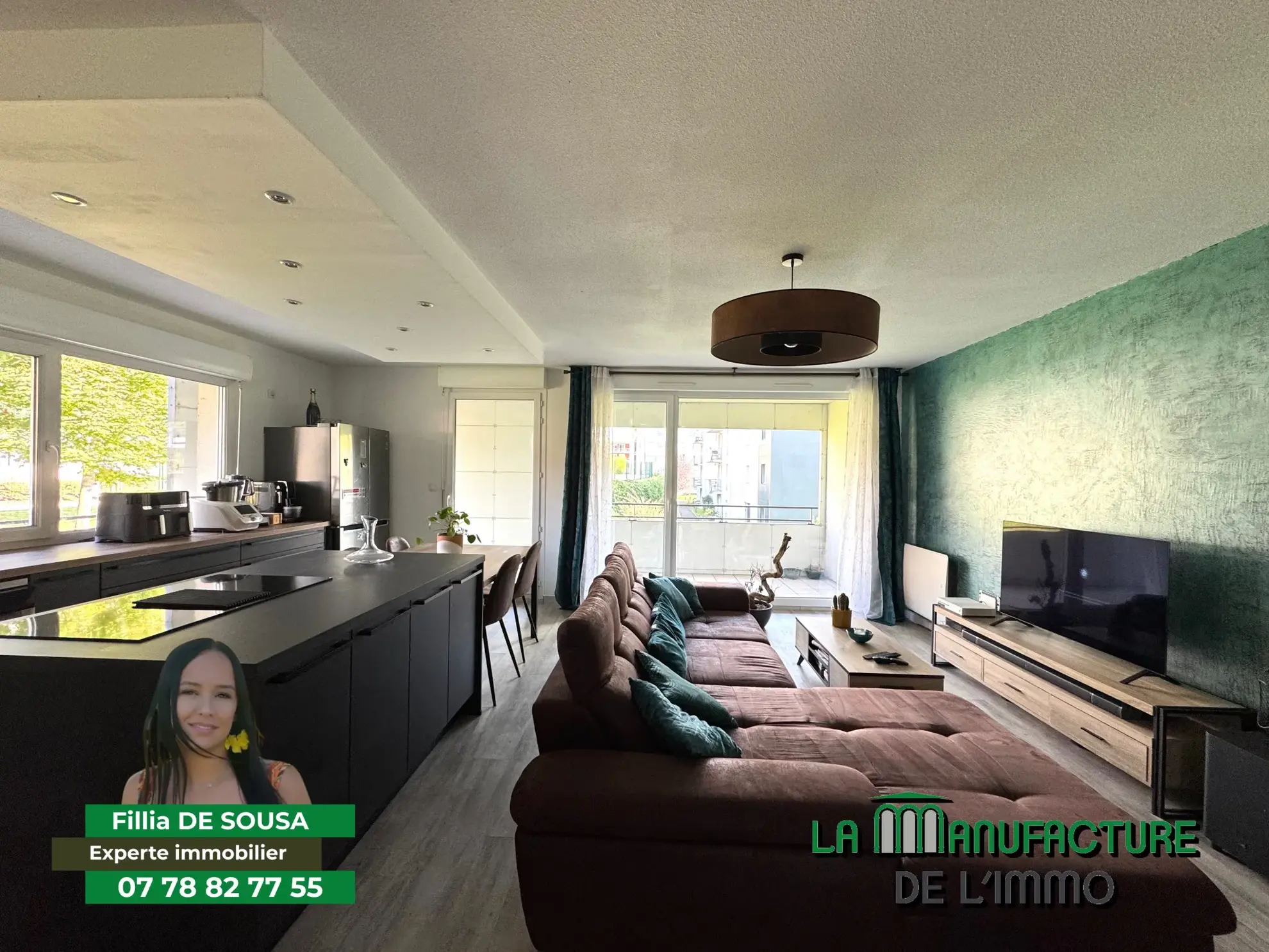 Appartement F3 avec terrasse, cave et garage à Saint-Priest-en-Jarez, secteur Couronne Nord 