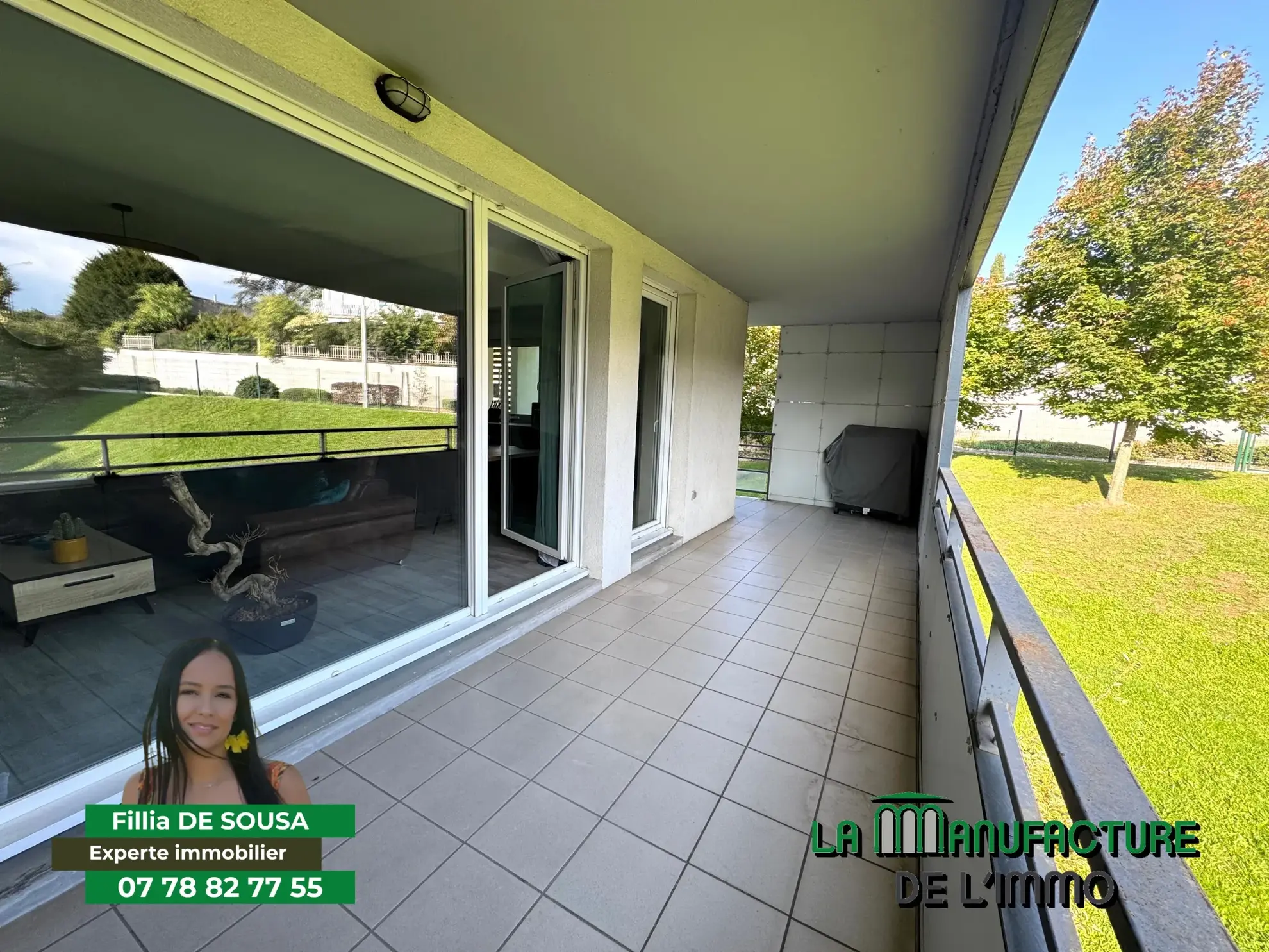 Appartement F3 avec terrasse, cave et garage à Saint-Priest-en-Jarez, secteur Couronne Nord 