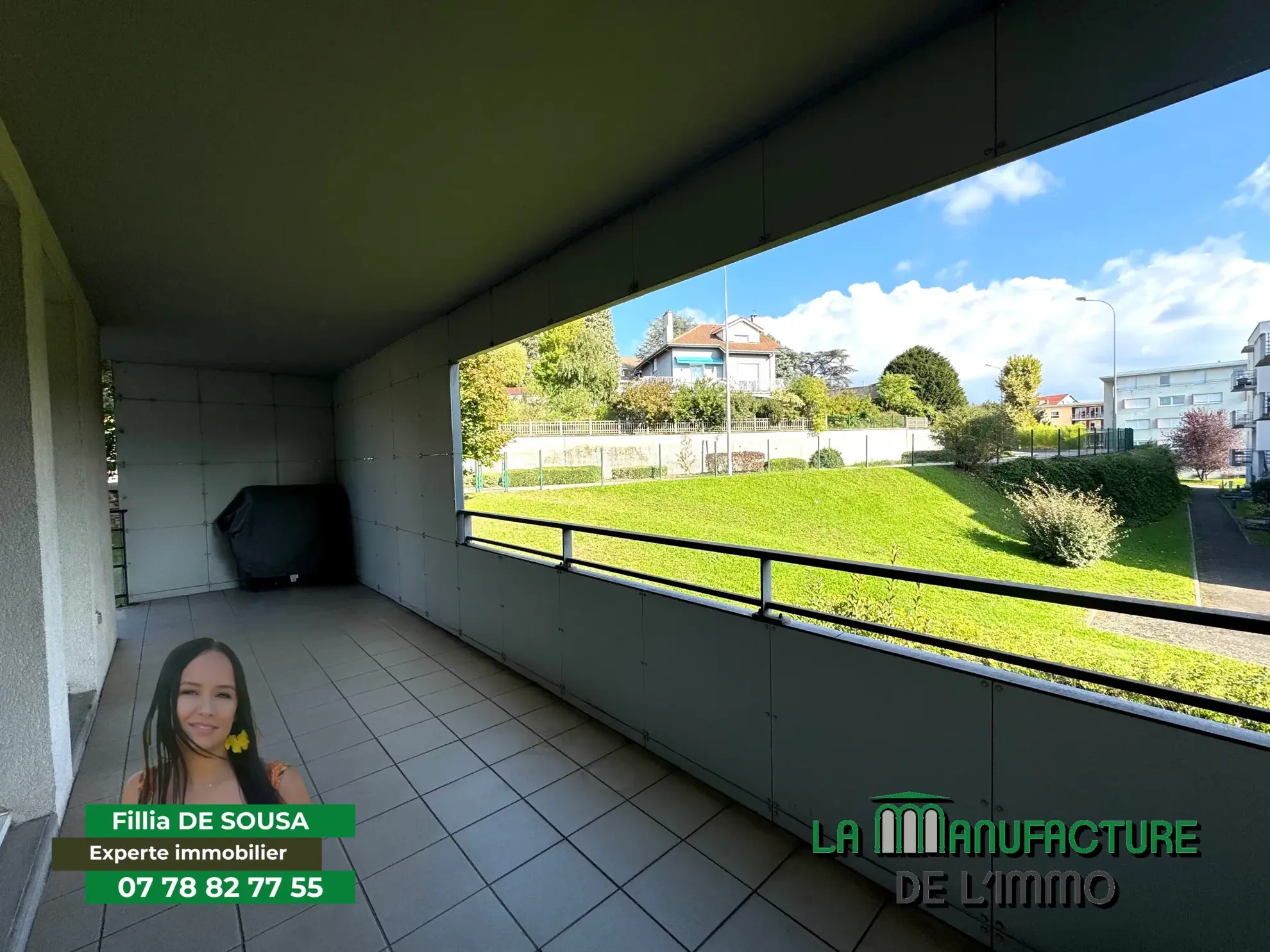 Appartement F3 avec terrasse, cave et garage à Saint-Priest-en-Jarez, secteur Couronne Nord 