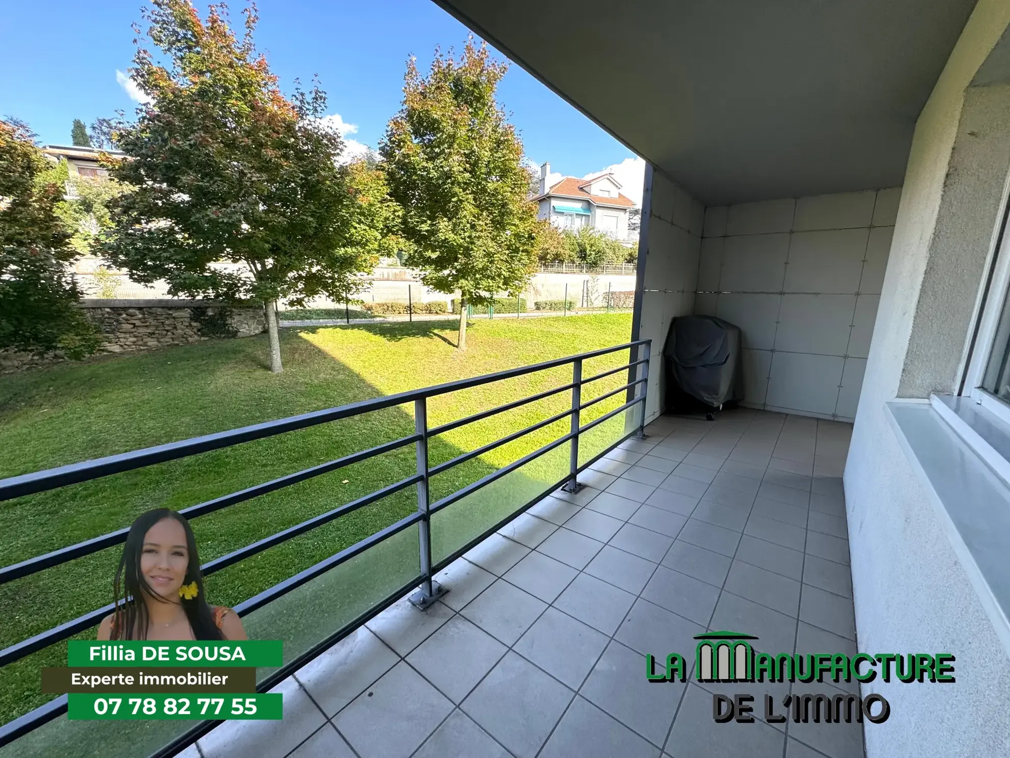 Appartement F3 avec terrasse, cave et garage à Saint-Priest-en-Jarez, secteur Couronne Nord 