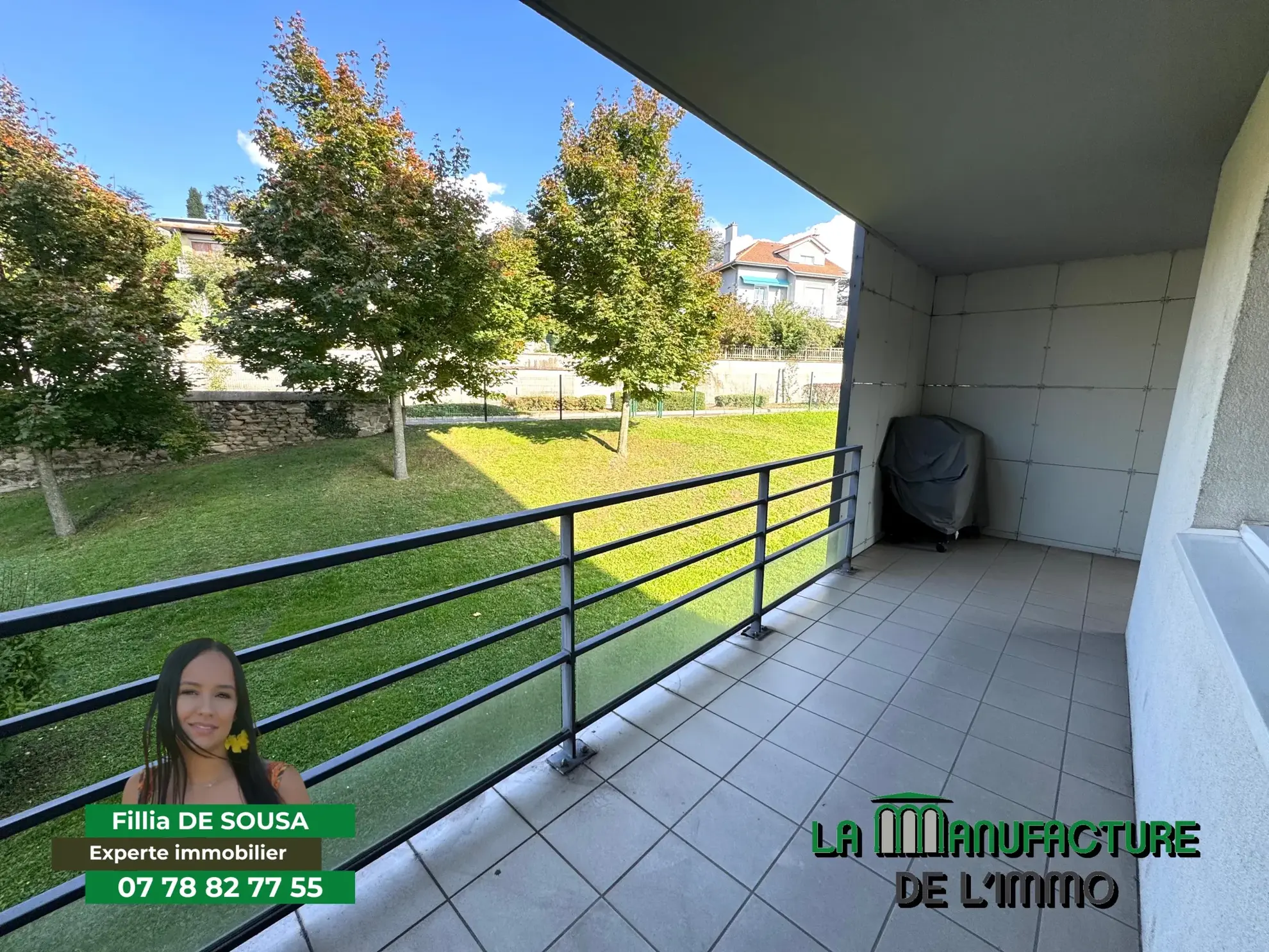 Appartement F3 avec terrasse, cave et garage à Saint-Priest-en-Jarez, secteur Couronne Nord 