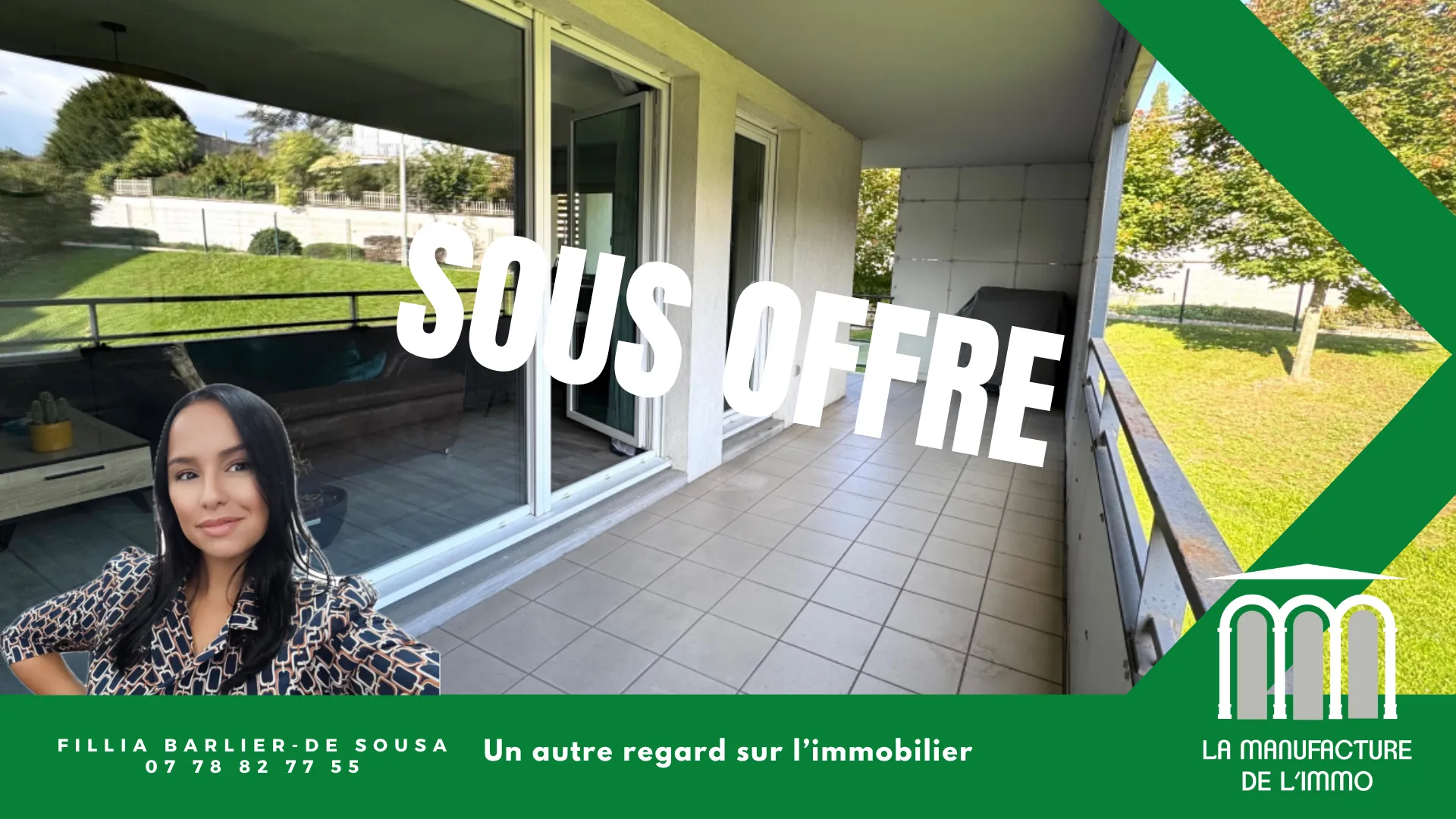 Appartement F3 avec terrasse, cave et garage à Saint-Priest-en-Jarez, secteur Couronne Nord 