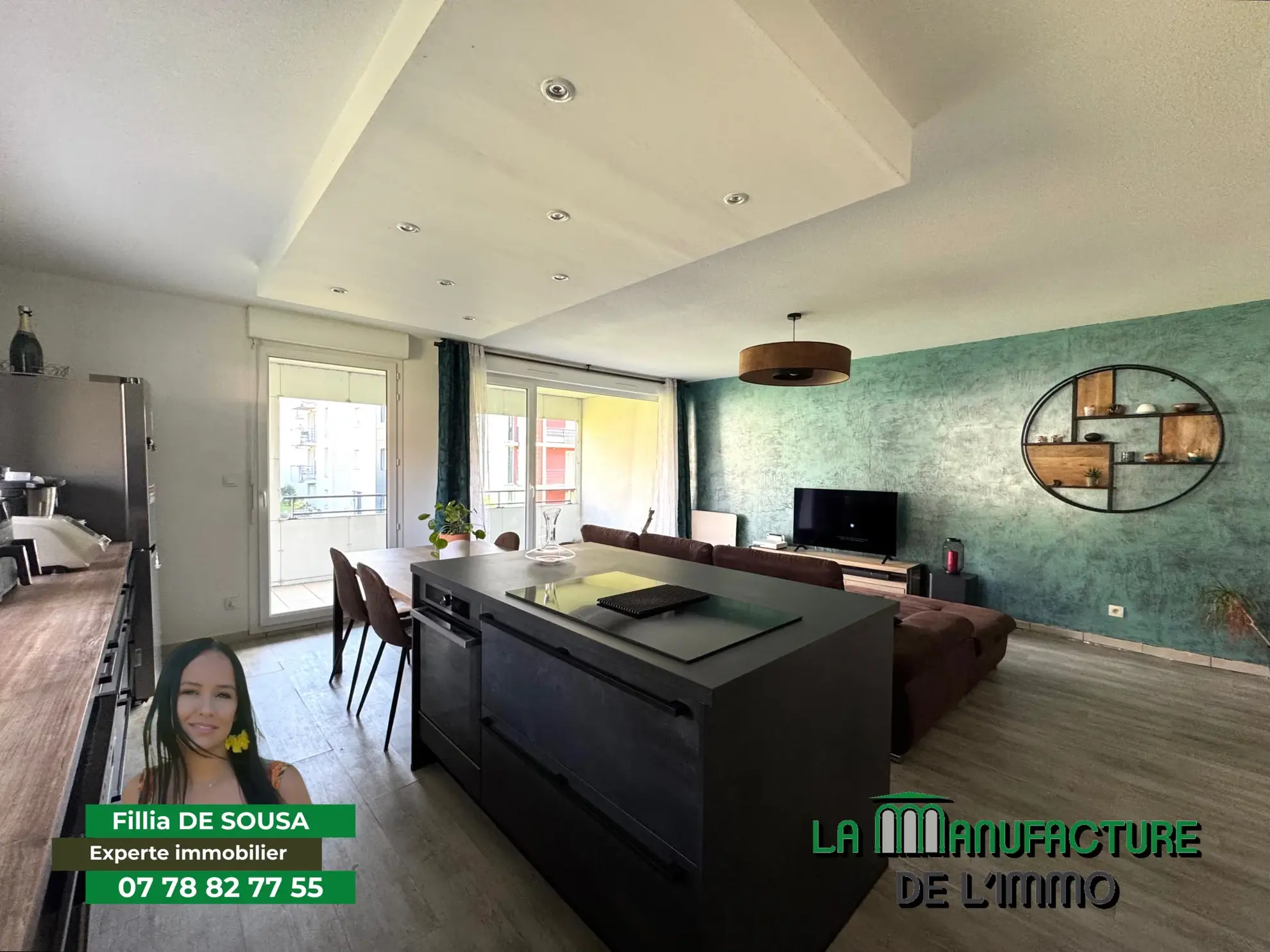 Appartement F3 avec terrasse, cave et garage à Saint-Priest-en-Jarez, secteur Couronne Nord 