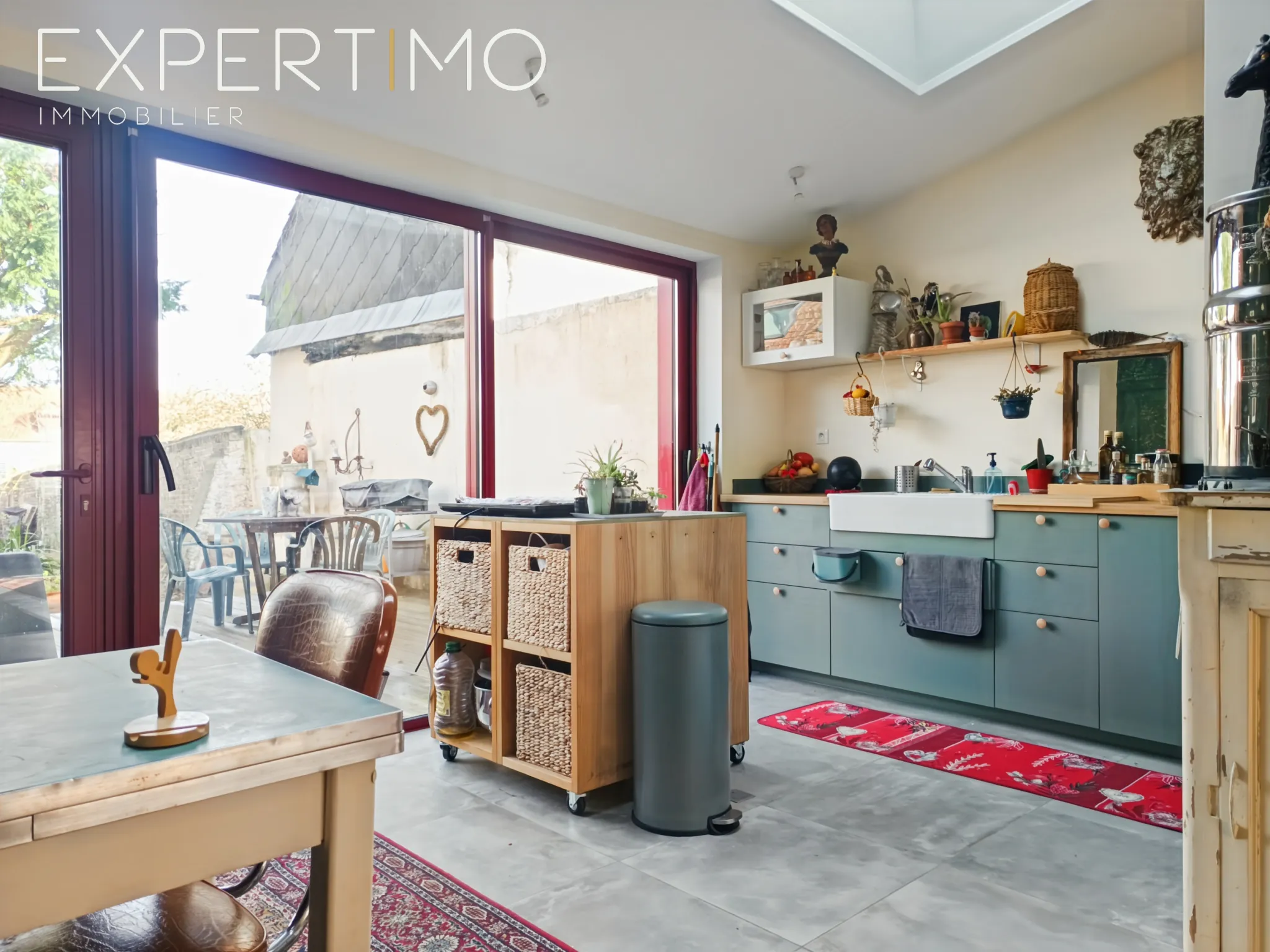 Maison de charme rénovée avec jardin à Rue – Centre-ville proche mer 