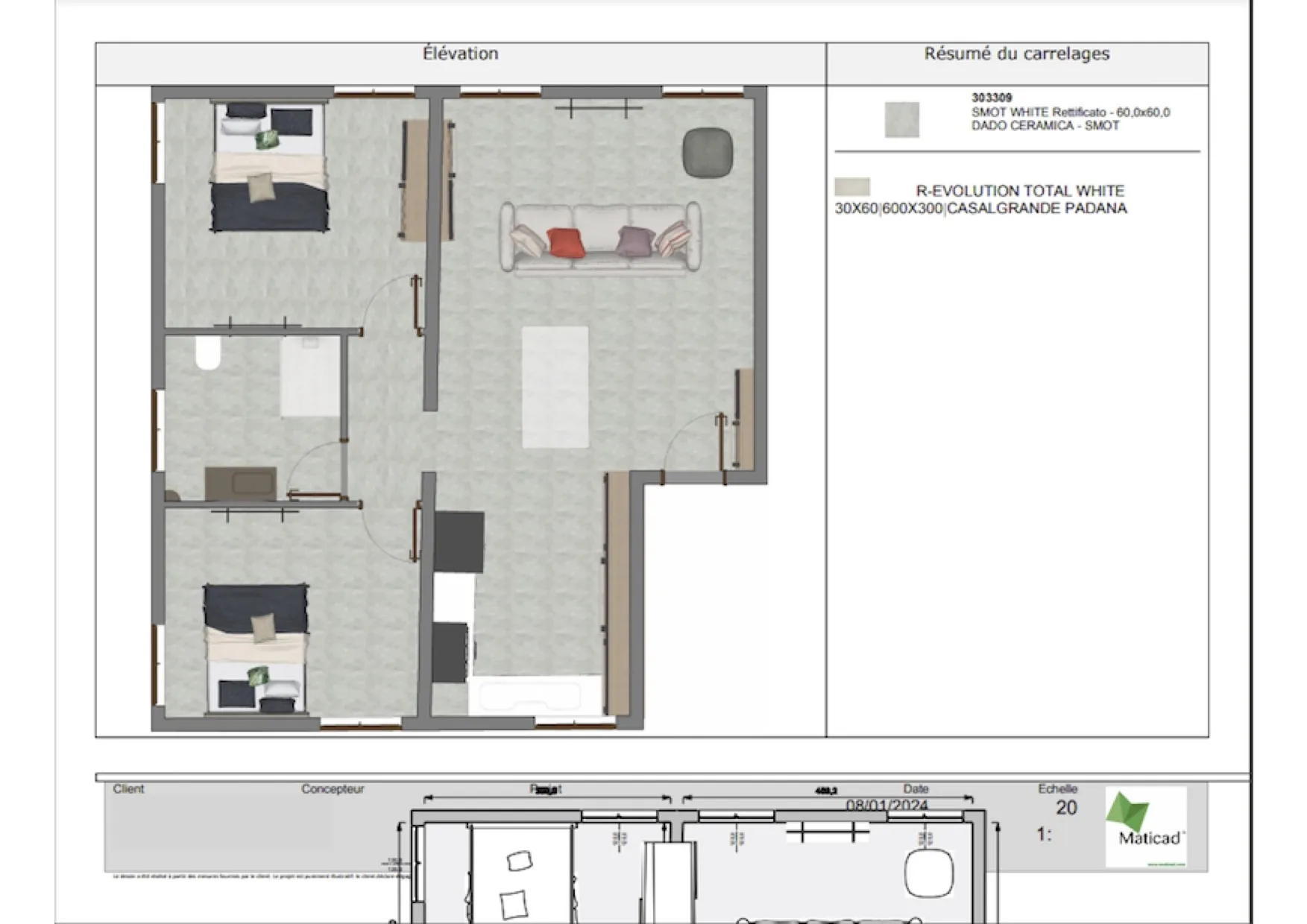 Appartement T3 à Olmeto - Opportunité rare avec vue dégagée