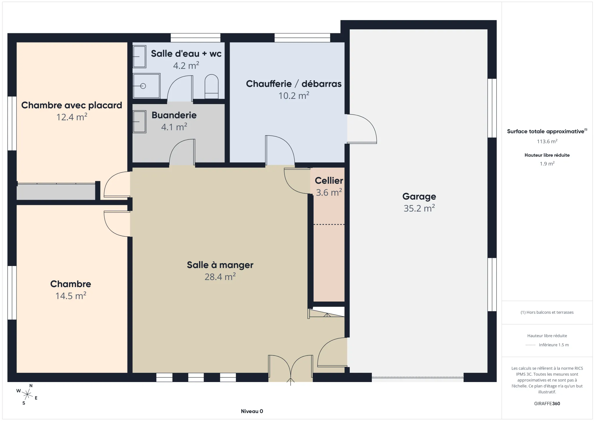 Pavillon familial de 186 m² à Fourchambault avec terrain clos et garage 