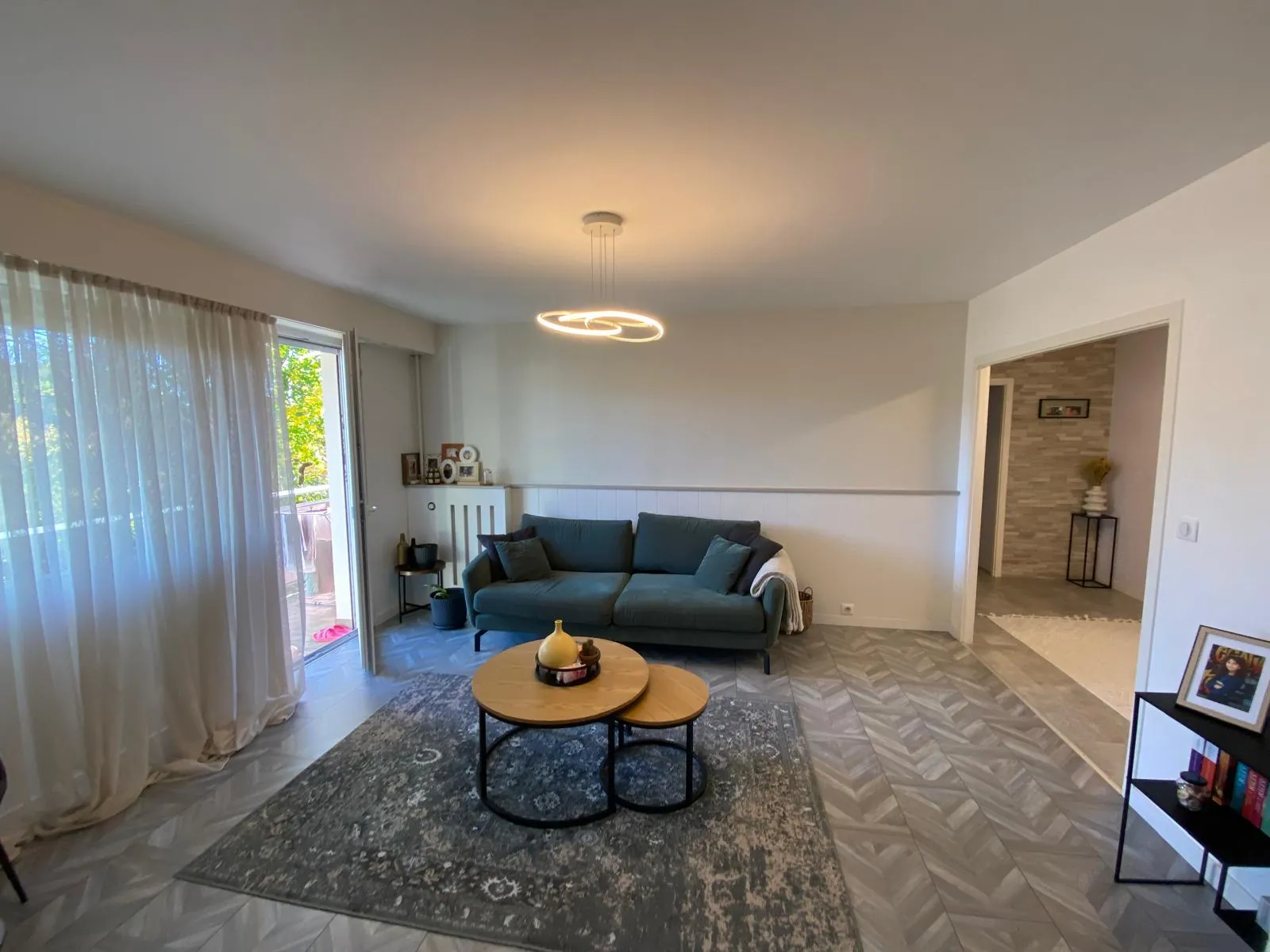 Appartement lumineux 3 chambres avec balcon et jardin à St Louis 