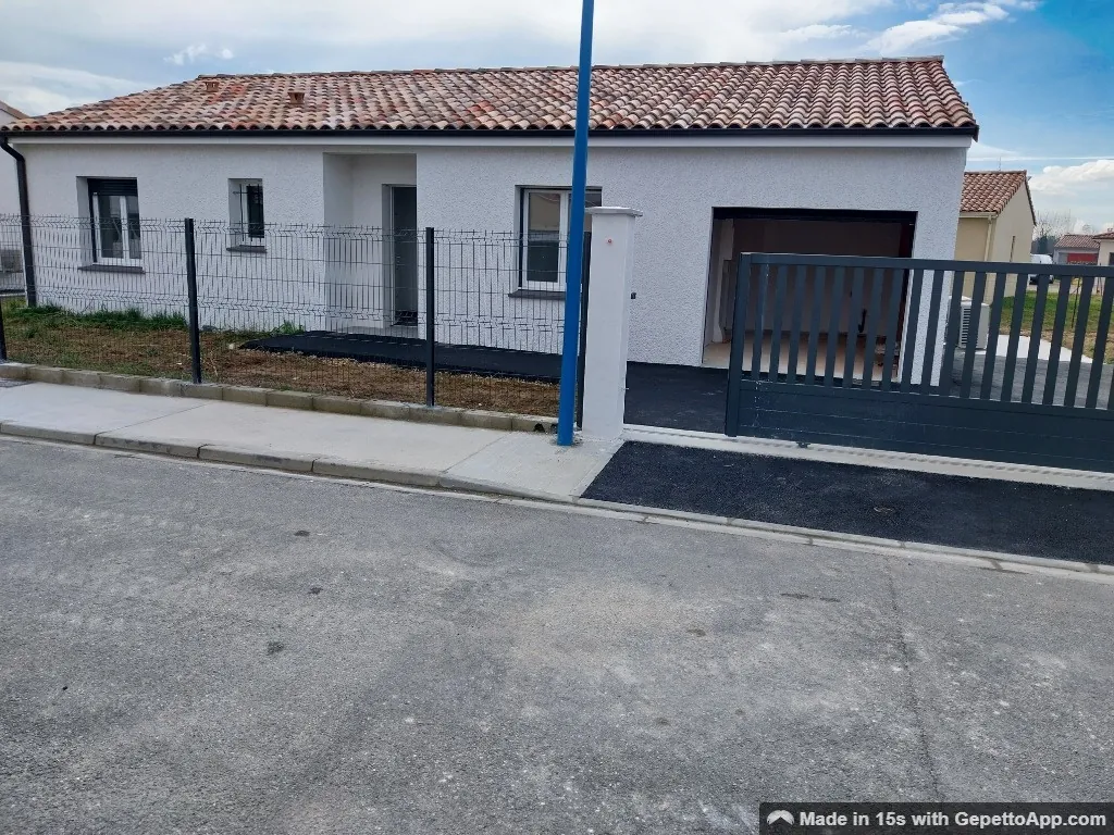 Belle maison neuve à Nègrepelisse de 94m2 avec prestations haut de gamme