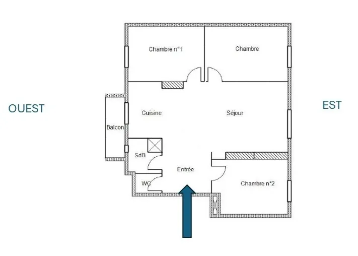 Appartement T4 entièrement rénové avec balcon, parking et cave à Nîmes 
