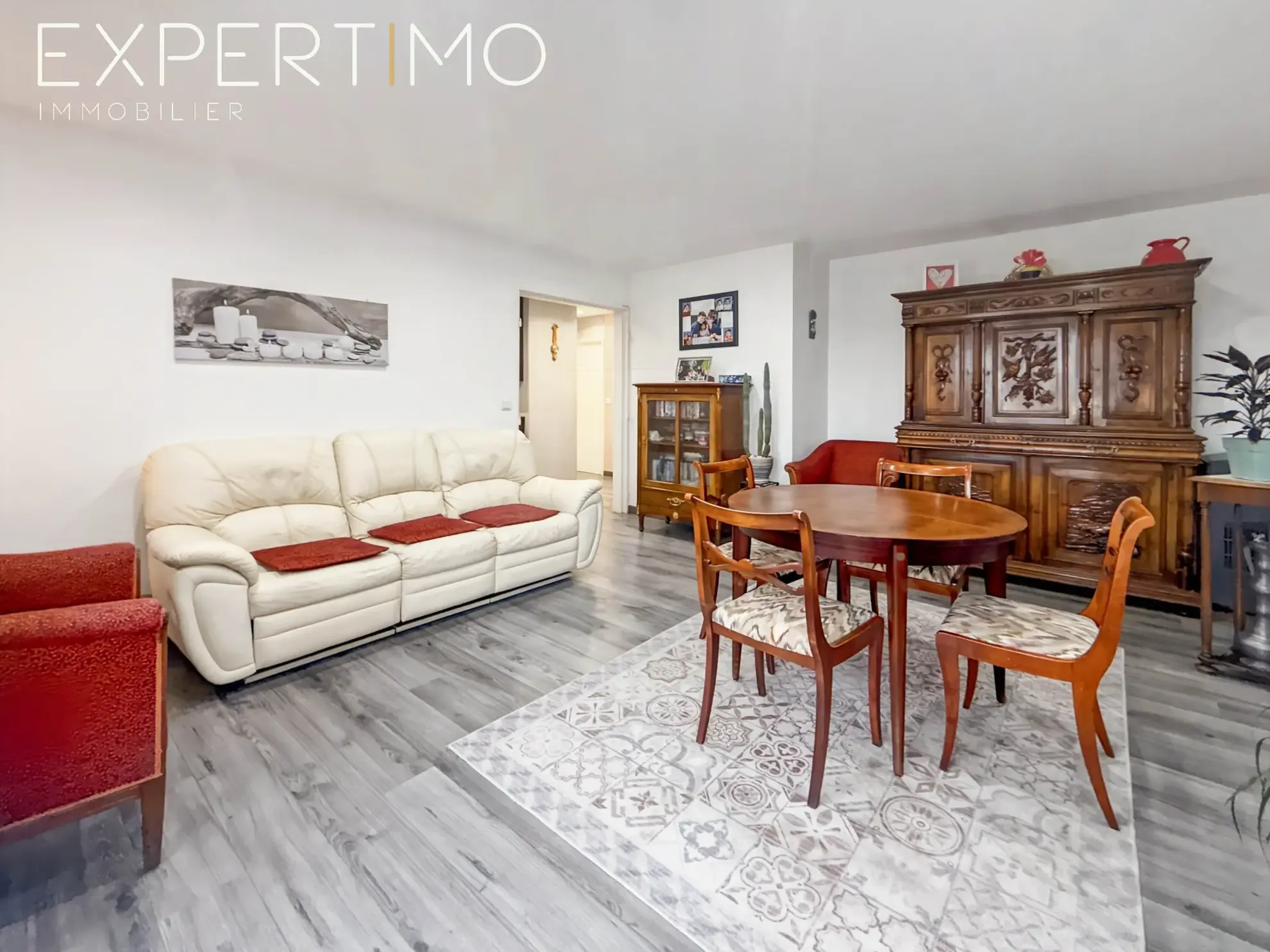 Appartement 3 pièces lumineux avec balcon à Margency - Vue dégagée 