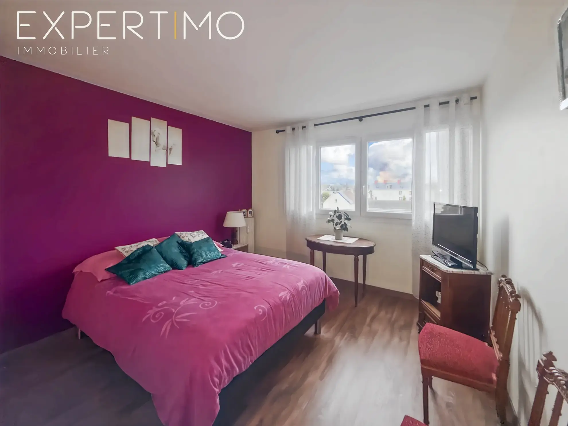 Appartement 3 pièces lumineux avec balcon à Margency - Vue dégagée 
