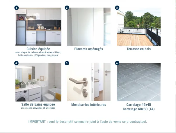 Appartement T2 neuf à Rosny-sur-Seine, livraison en 2027, avec balcon et stationnement 