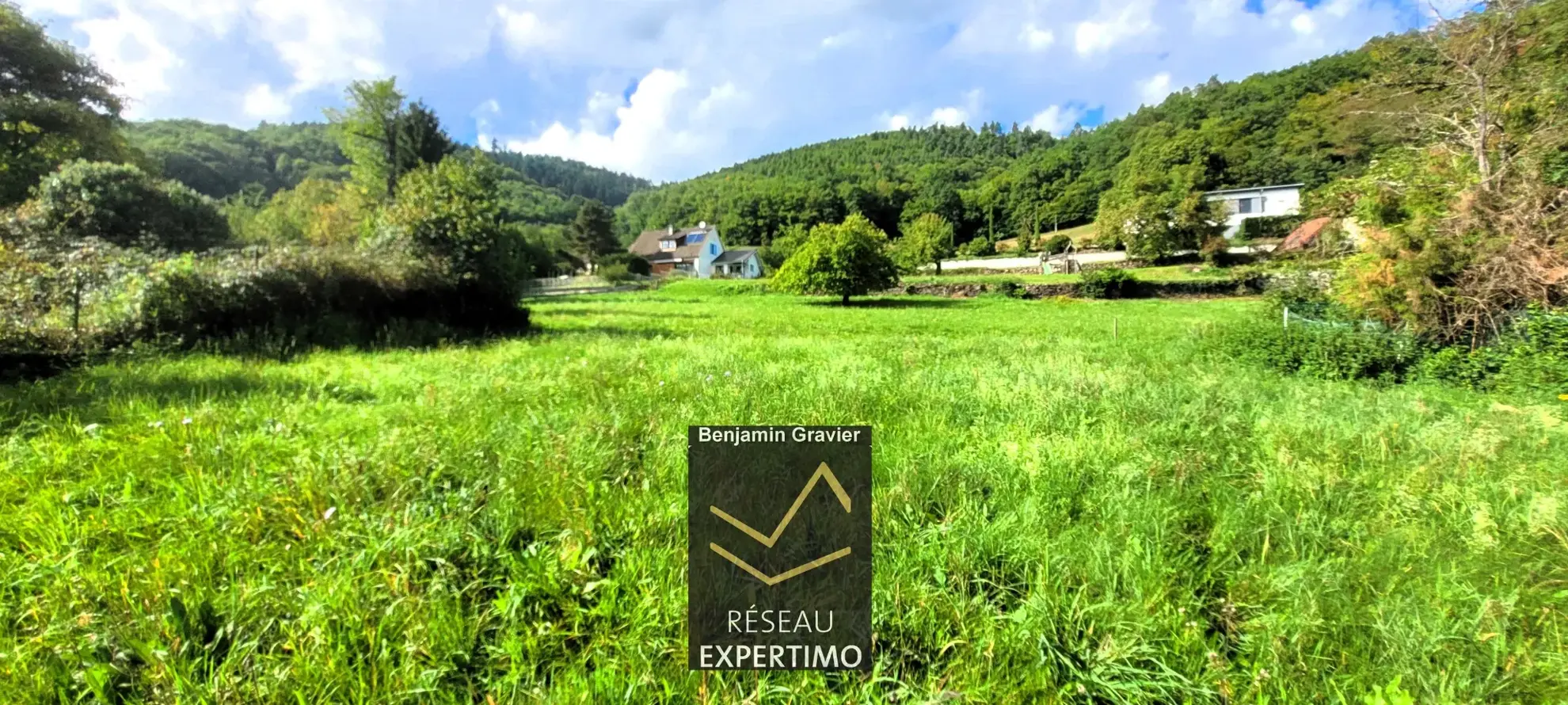 Terrain constructible de 23 ares proche de Munster avec vue dégagée