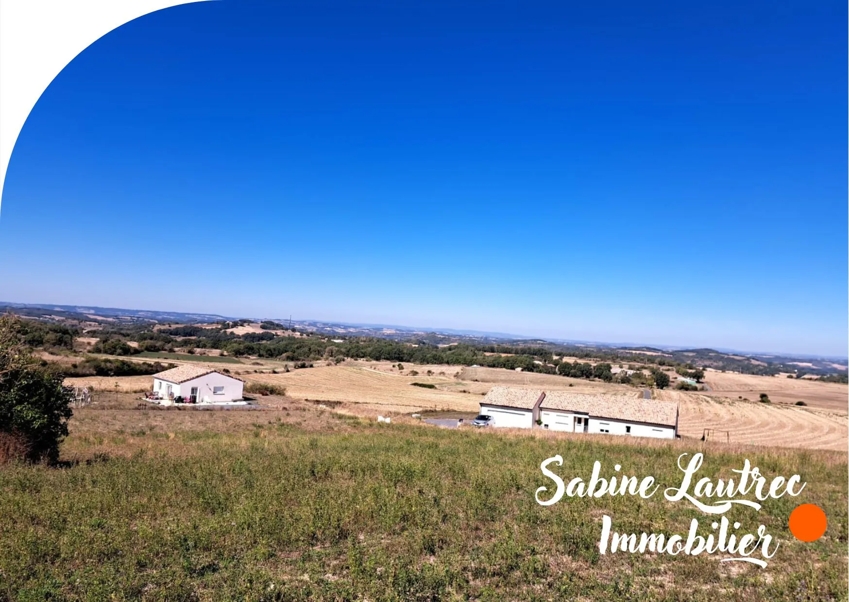Terrain constructible de 900 m² à Lautrec avec vue dégagée