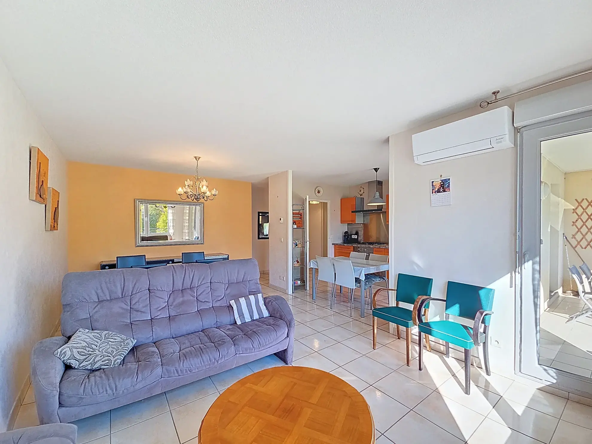 Appartement T3 lumineux avec terrasse à Crolles, proche Grenoble 