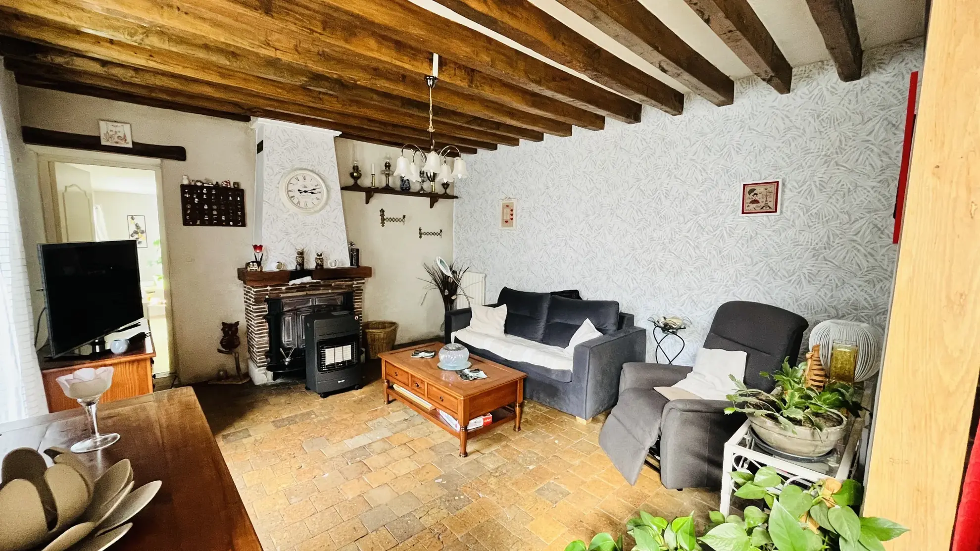 Maison ancienne rénovée avec terrain à Josnes, près de Beaugency 