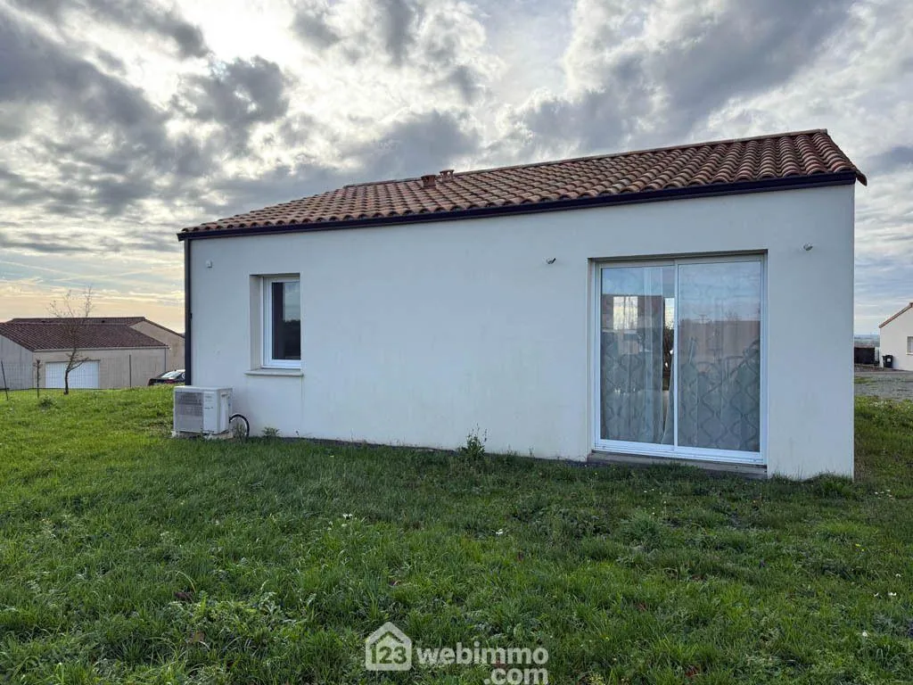 Maison neuve de 60 m² avec 2 chambres à Montournais proche Pouzauges 