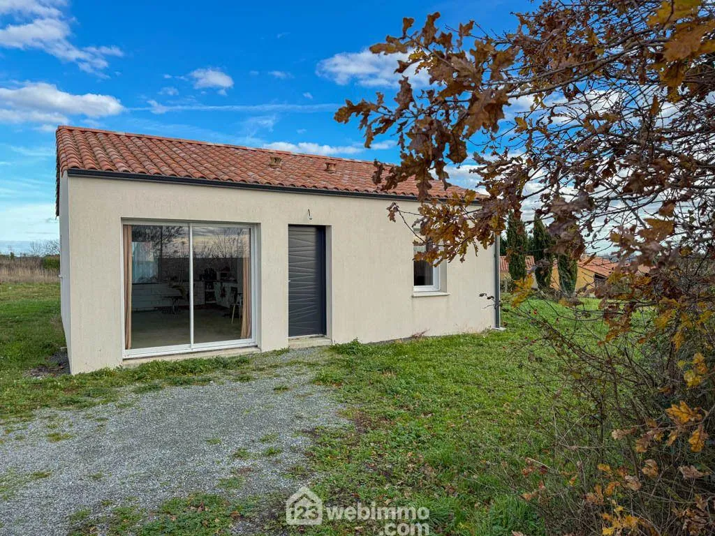 Maison neuve de 60 m² avec 2 chambres à Montournais proche Pouzauges 
