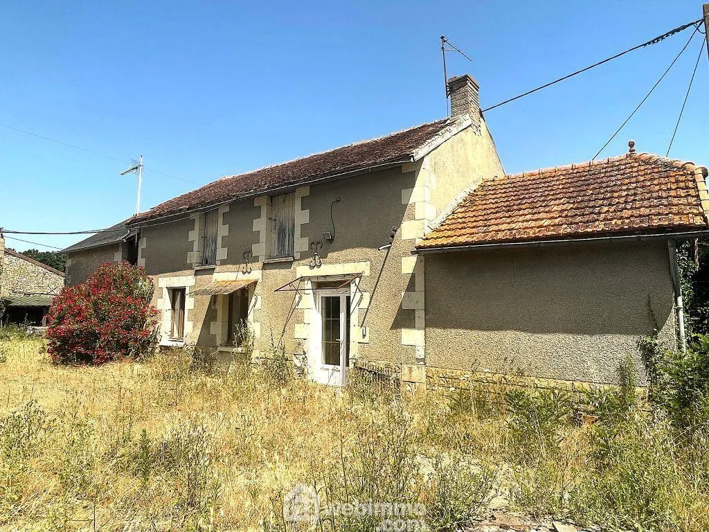 Maison à Nueil-sous-Faye de 90 m2 avec dépendances et terrain de 6482 m2