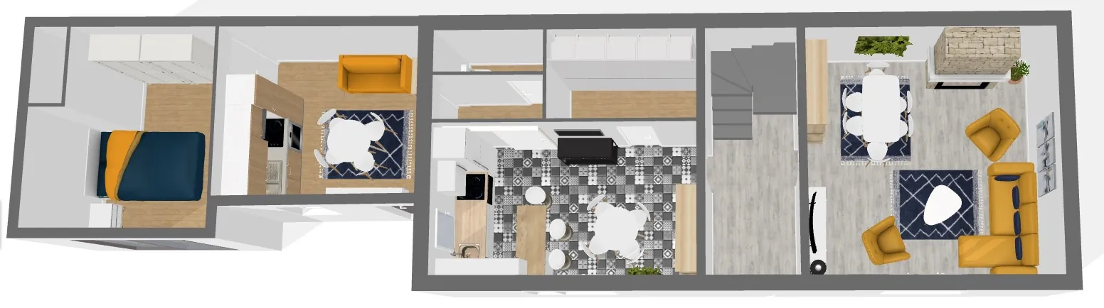 Maison familiale à Coutras de 133 m² avec potentiel locatif et vente à terme libre 