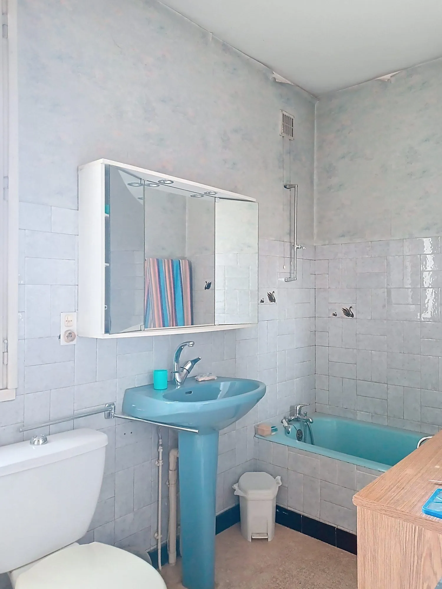 Maison à Réalmont 79m² avec terrasse, garage et potentiel de rénovation, idéal investissement 