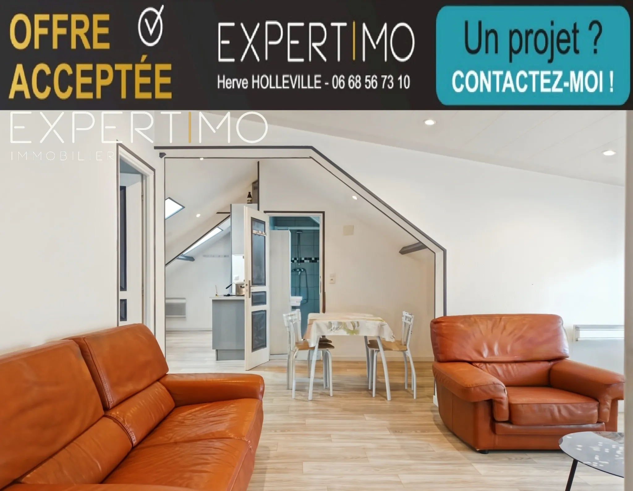 Ensemble immobilier à Rue avec appartements et garages loués, excellente opportunité d’investissement