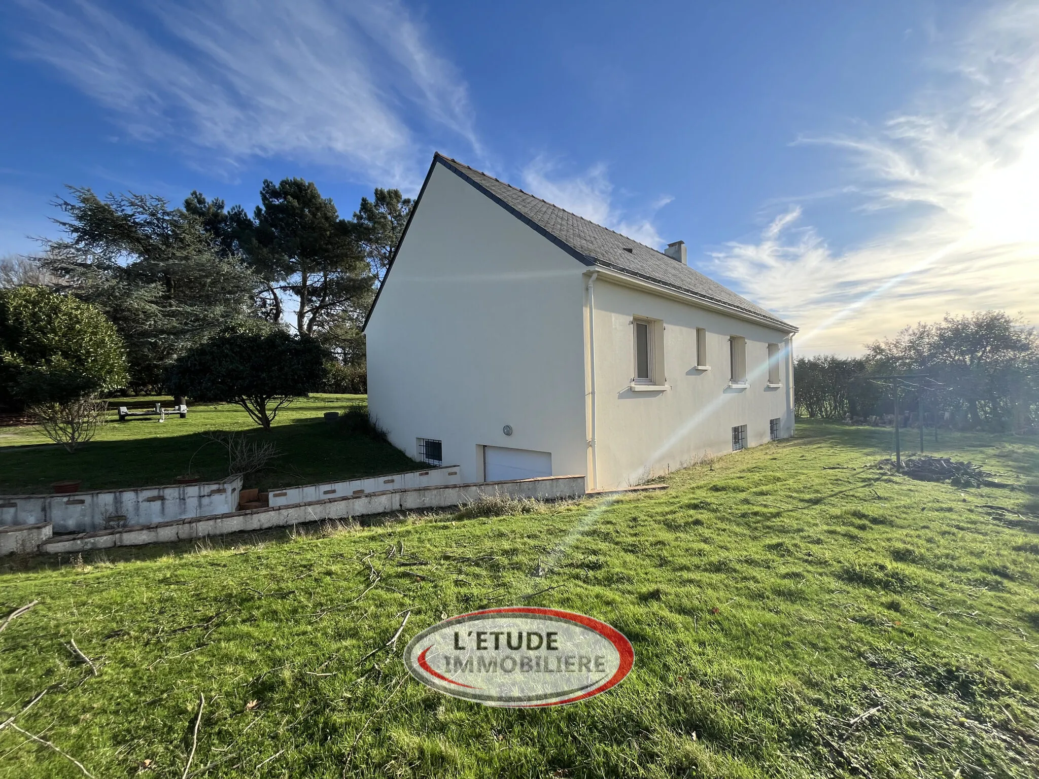 Maison de plain-pied avec grand terrain à Saint-Mars-du-Désert 