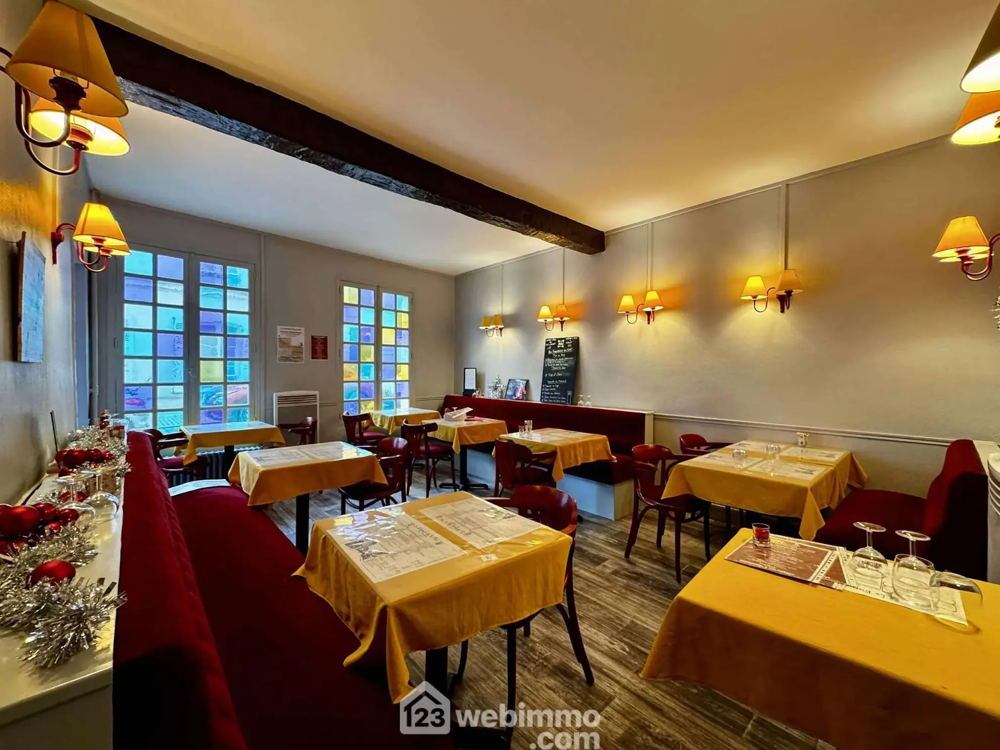 Fonds de commerce de restaurant à vendre à Laon – emplacement privilégié avec cave et licence 