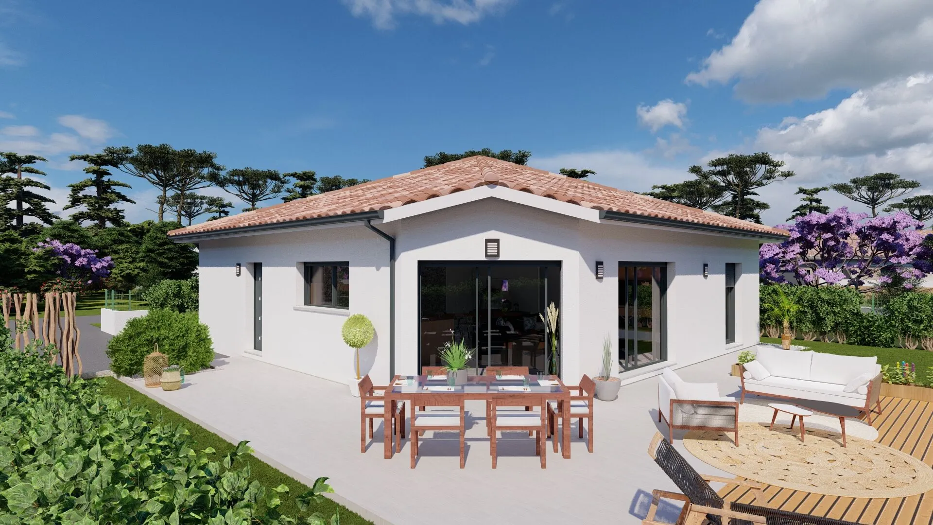 Maison neuve 3 chambres à Laluque proche de l’océan et Bordeaux